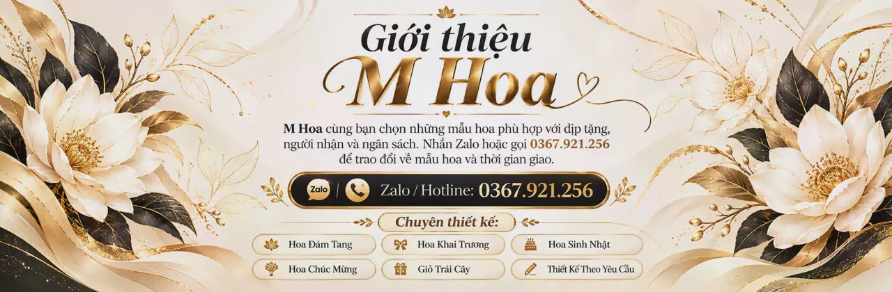 Ảnh bìa Shop hoa tươi Xã Phú Vinh Đồng Nai - Thêm sắc hoa cho ngày vui